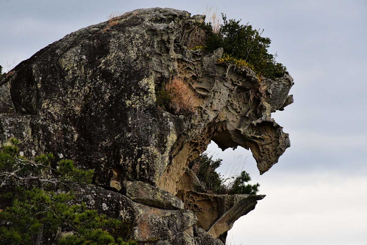 世界遺産　獅子岩