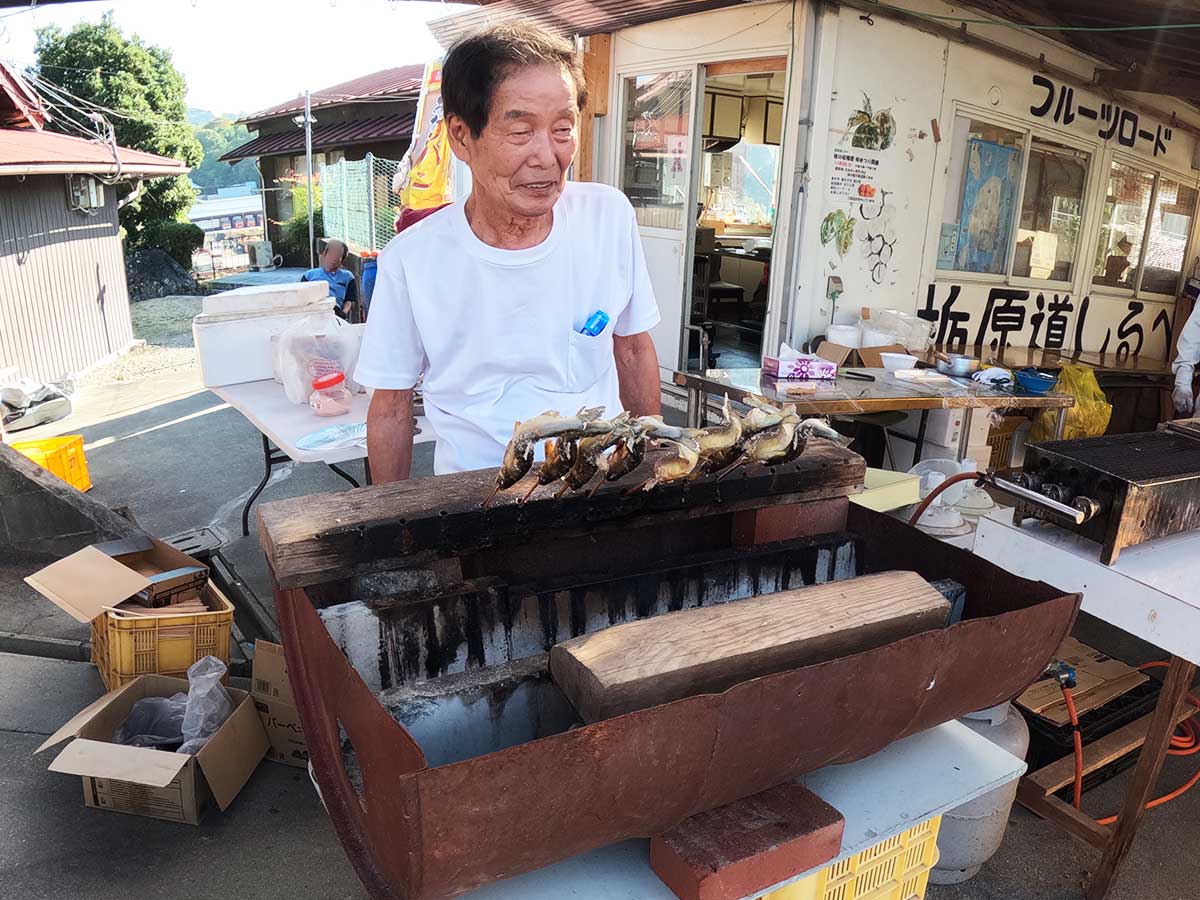 鮎の塩焼き