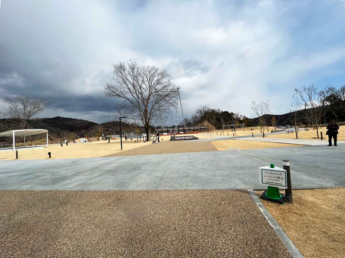 建設中の湖畔ゾーン