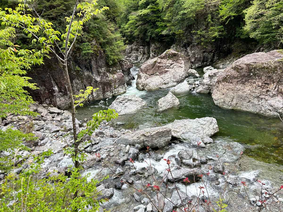 遊歩道からもアクセス