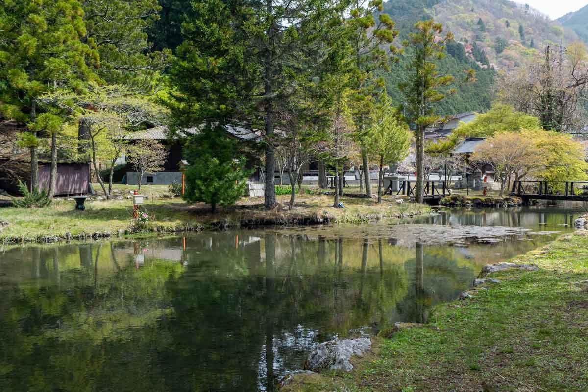 龍泉寺の庭園・龍王池