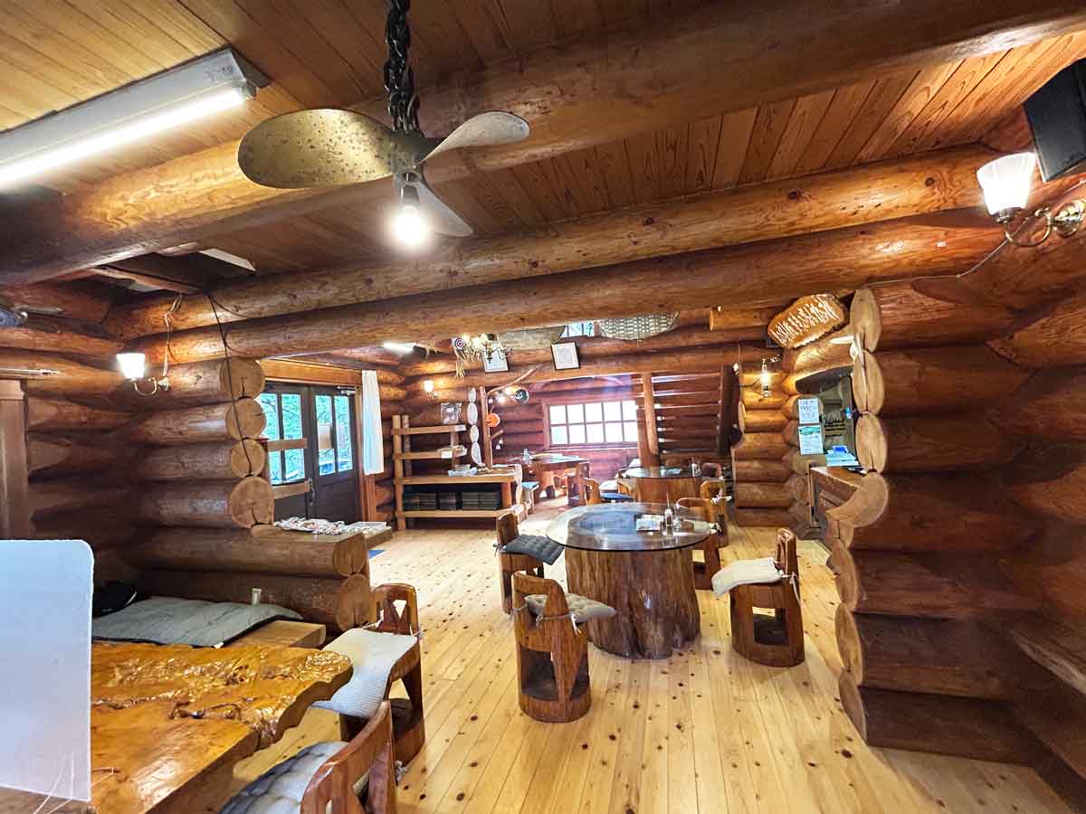 秘密基地のような木の空間