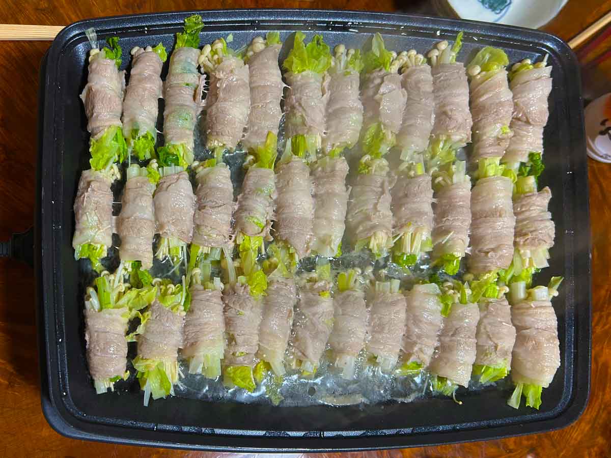 この量は私とパートナーの二人分ではありません