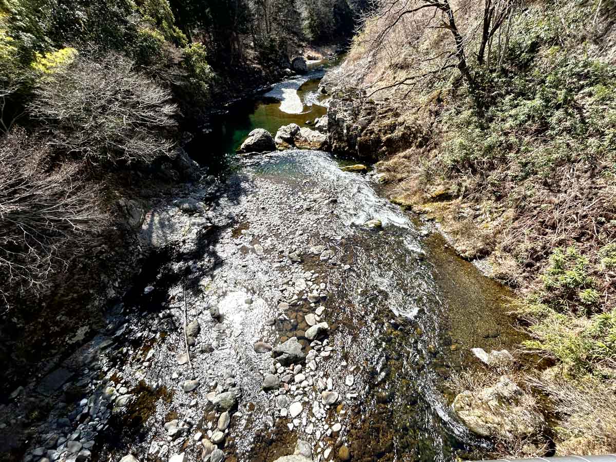 橋の反対側の風景