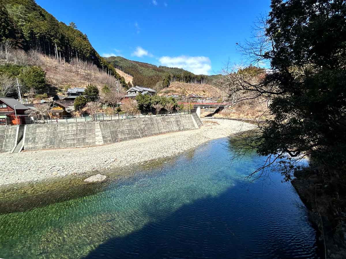 コテージが見えます